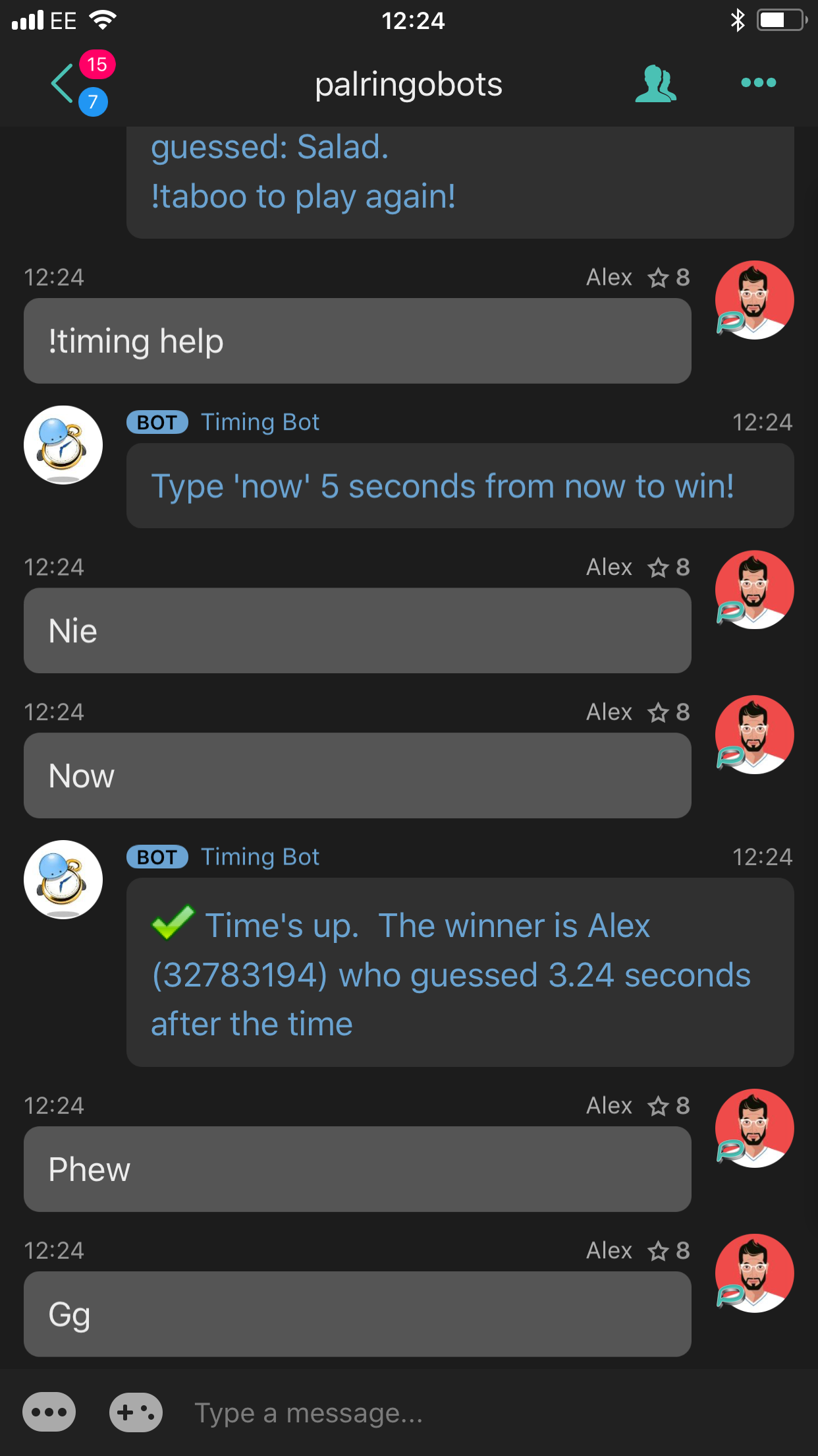 Timing Bot